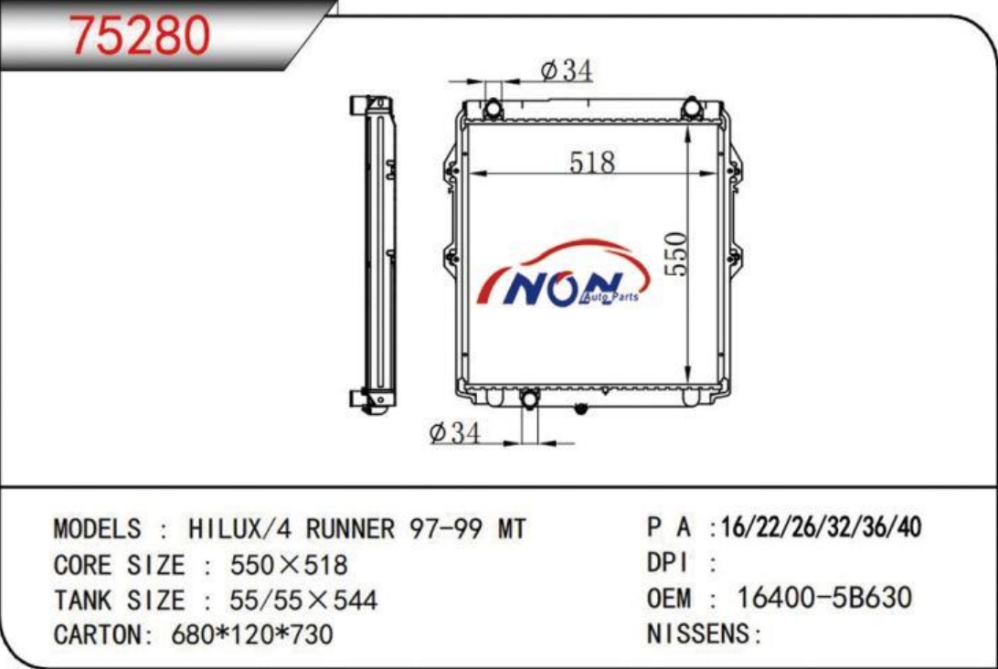 HILUX/4 RUNNER 97-99 MT  