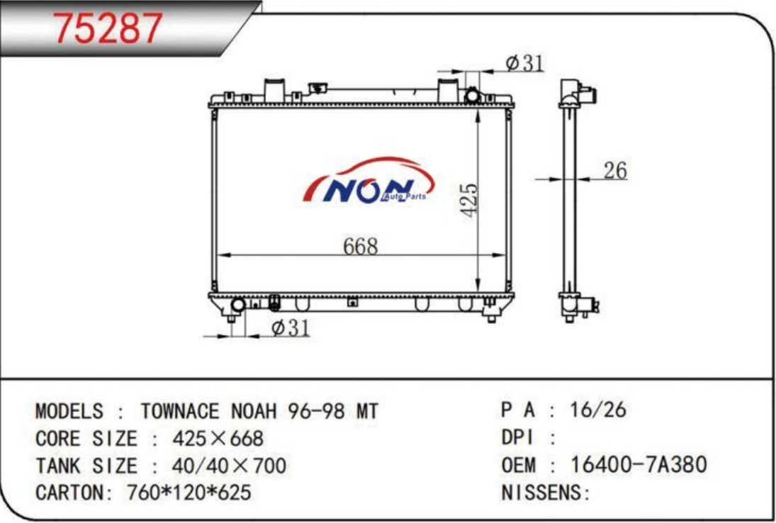 TOWNACE NOAH 96-98 MT 